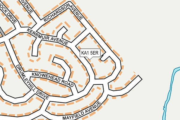 KA1 5ER map - OS OpenMap – Local (Ordnance Survey)