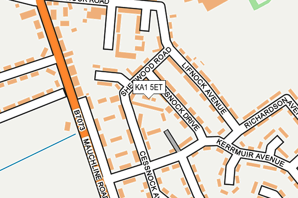KA1 5ET map - OS OpenMap – Local (Ordnance Survey)