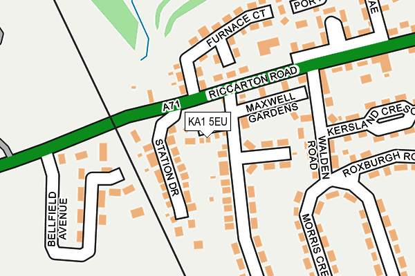 KA1 5EU map - OS OpenMap – Local (Ordnance Survey)