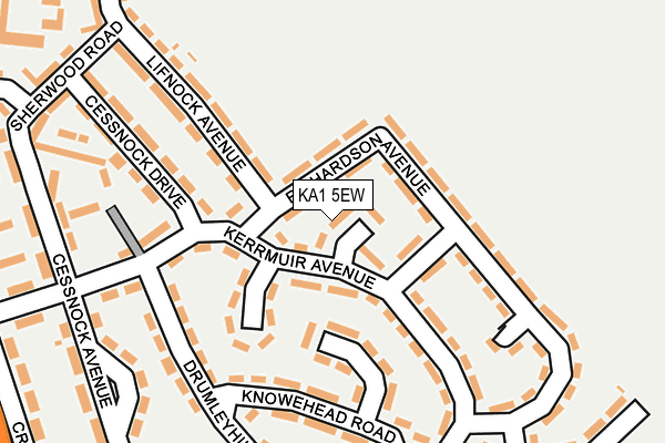 KA1 5EW map - OS OpenMap – Local (Ordnance Survey)