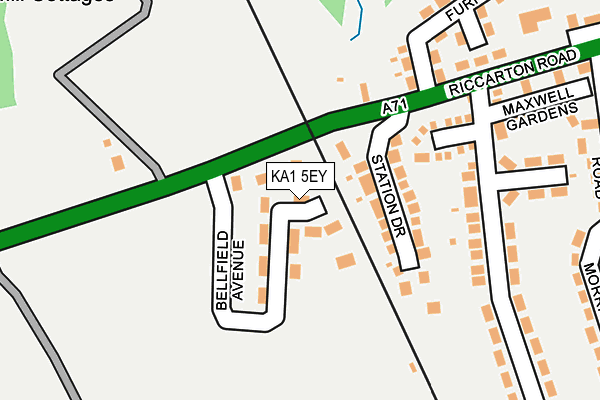 KA1 5EY map - OS OpenMap – Local (Ordnance Survey)