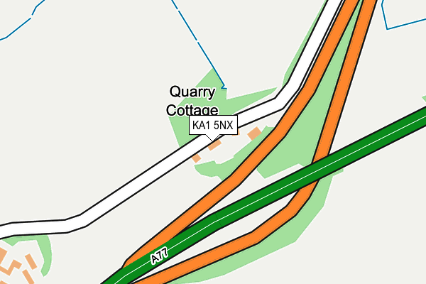 KA1 5NX map - OS OpenMap – Local (Ordnance Survey)