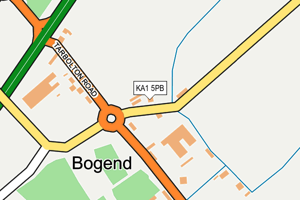KA1 5PB map - OS OpenMap – Local (Ordnance Survey)