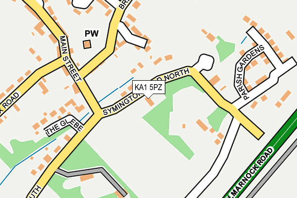KA1 5PZ map - OS OpenMap – Local (Ordnance Survey)