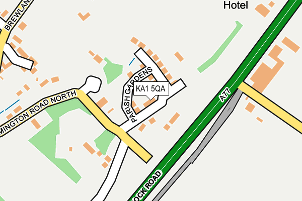 KA1 5QA map - OS OpenMap – Local (Ordnance Survey)