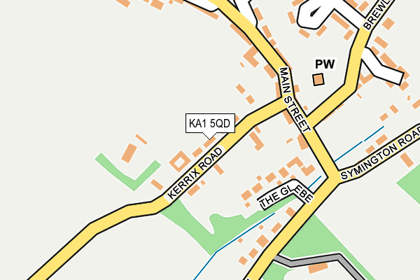 KA1 5QD map - OS OpenMap – Local (Ordnance Survey)