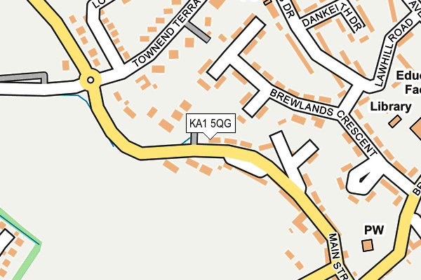 KA1 5QG map - OS OpenMap – Local (Ordnance Survey)