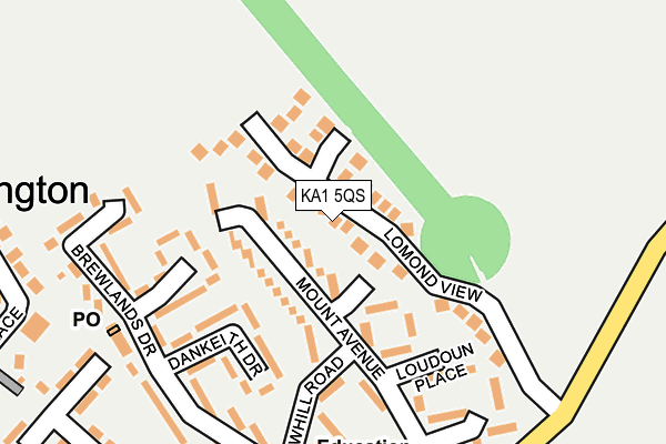 KA1 5QS map - OS OpenMap – Local (Ordnance Survey)