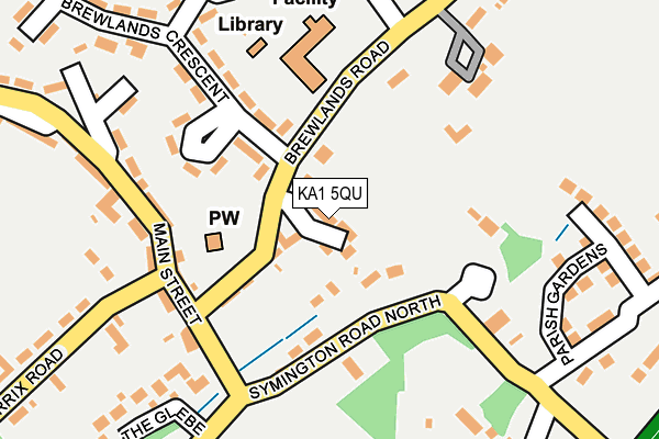 KA1 5QU map - OS OpenMap – Local (Ordnance Survey)