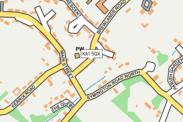 KA1 5QX map - OS OpenMap – Local (Ordnance Survey)
