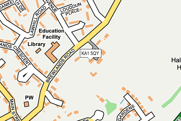 KA1 5QY map - OS OpenMap – Local (Ordnance Survey)