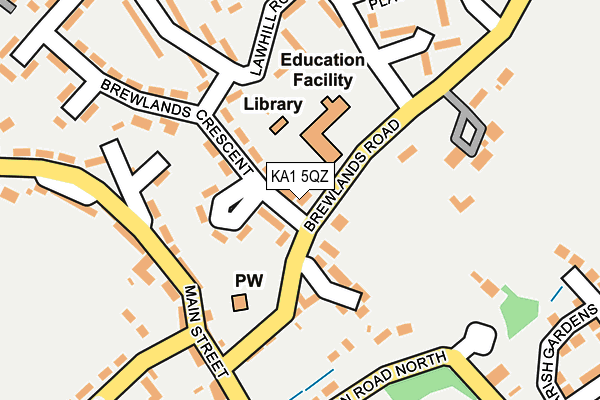 KA1 5QZ map - OS OpenMap – Local (Ordnance Survey)