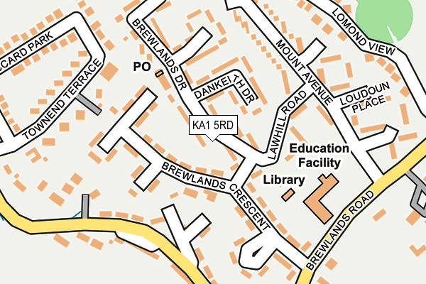 KA1 5RD map - OS OpenMap – Local (Ordnance Survey)