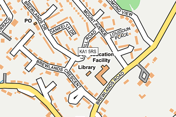 KA1 5RS map - OS OpenMap – Local (Ordnance Survey)