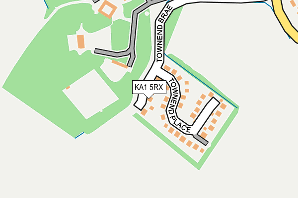 KA1 5RX map - OS OpenMap – Local (Ordnance Survey)
