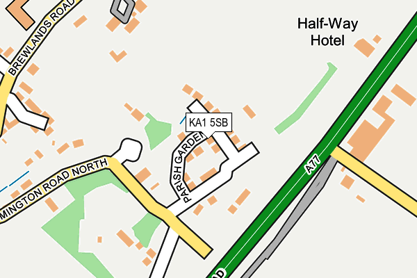 KA1 5SB map - OS OpenMap – Local (Ordnance Survey)