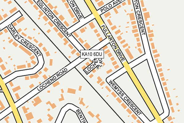 KA10 6DU map - OS OpenMap – Local (Ordnance Survey)