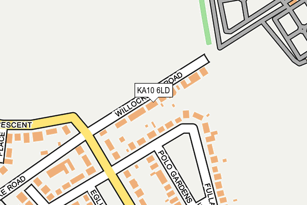 KA10 6LD map - OS OpenMap – Local (Ordnance Survey)