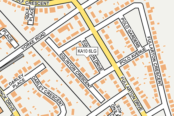 KA10 6LG map - OS OpenMap – Local (Ordnance Survey)