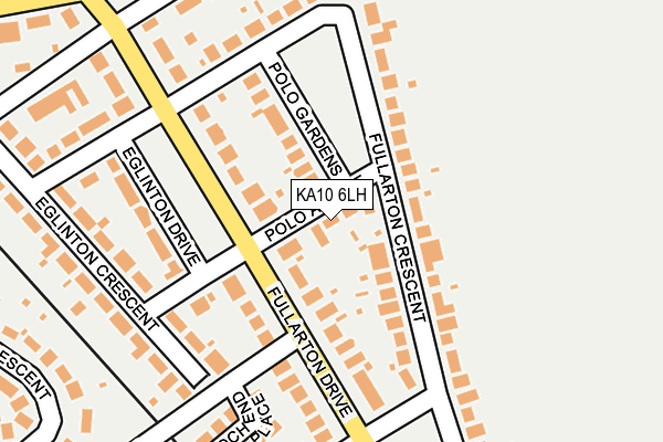 KA10 6LH map - OS OpenMap – Local (Ordnance Survey)