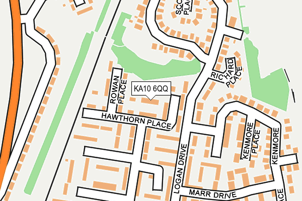 KA10 6QQ map - OS OpenMap – Local (Ordnance Survey)