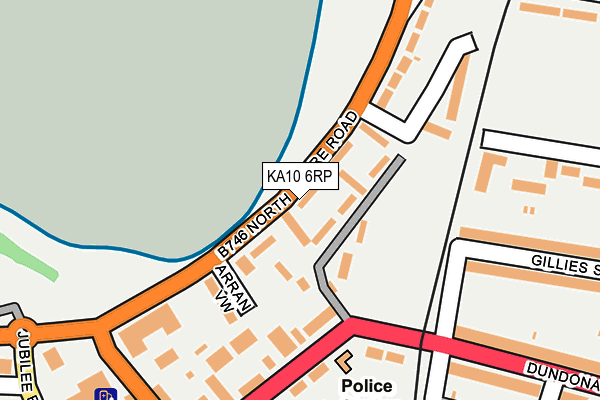 KA10 6RP map - OS OpenMap – Local (Ordnance Survey)