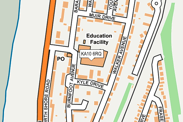 KA10 6RQ map - OS OpenMap – Local (Ordnance Survey)