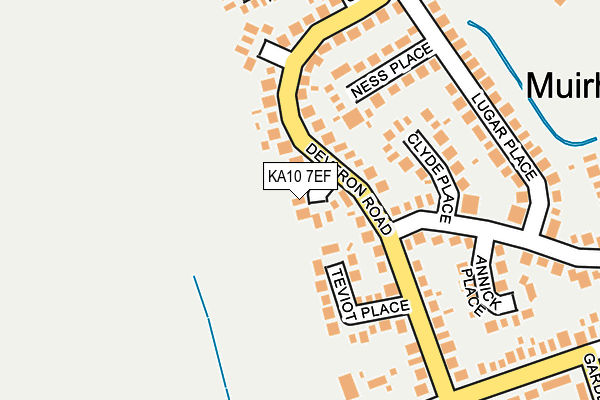 KA10 7EF map - OS OpenMap – Local (Ordnance Survey)