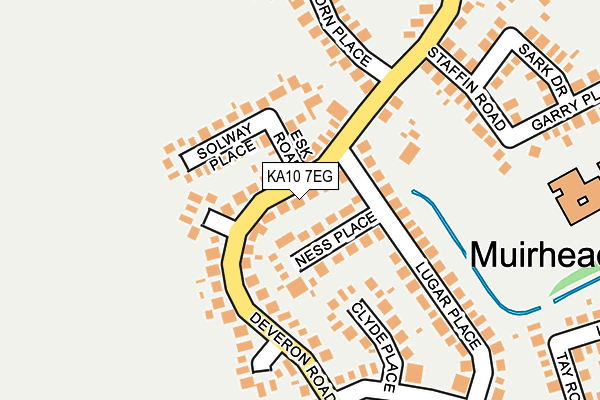 KA10 7EG map - OS OpenMap – Local (Ordnance Survey)