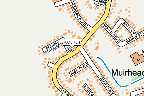 KA10 7EH map - OS OpenMap – Local (Ordnance Survey)