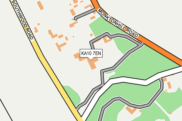 KA10 7EN map - OS OpenMap – Local (Ordnance Survey)