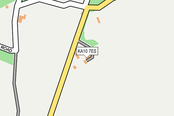 KA10 7ES map - OS OpenMap – Local (Ordnance Survey)