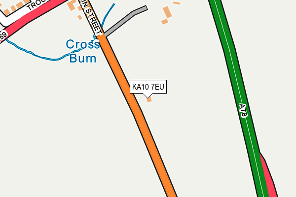 KA10 7EU map - OS OpenMap – Local (Ordnance Survey)