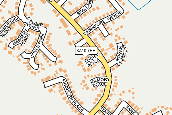 KA10 7HH map - OS OpenMap – Local (Ordnance Survey)