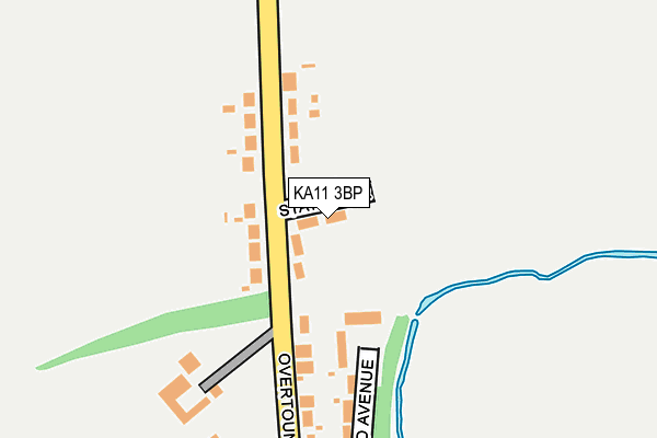 KA11 3BP map - OS OpenMap – Local (Ordnance Survey)