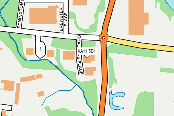 KA11 5DH map - OS OpenMap – Local (Ordnance Survey)