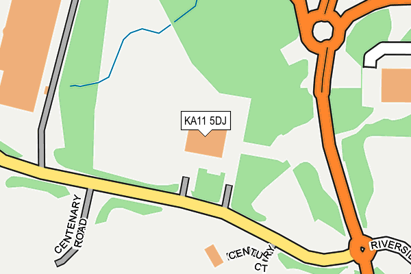 KA11 5DJ map - OS OpenMap – Local (Ordnance Survey)