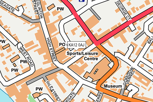 Map of KIZ CAFE LTD at local scale