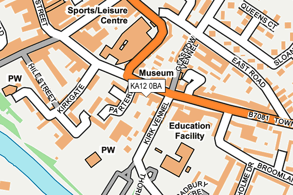 Map of IRVINE TRADE HUB LTD at local scale