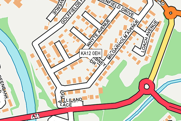 KA12 0EH map - OS OpenMap – Local (Ordnance Survey)