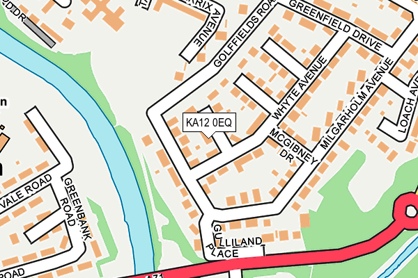KA12 0EQ map - OS OpenMap – Local (Ordnance Survey)