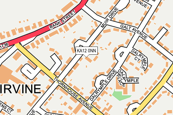 KA12 0NN map - OS OpenMap – Local (Ordnance Survey)