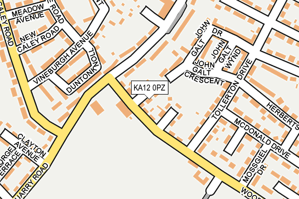 Map of KAL ROPE ACCESS SERVICES LTD at local scale