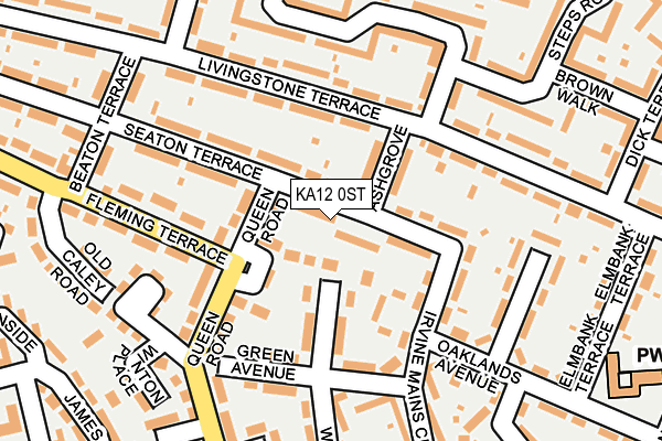 KA12 0ST map - OS OpenMap – Local (Ordnance Survey)