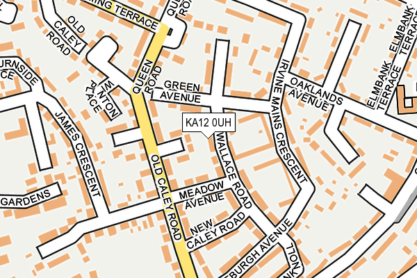 KA12 0UH map - OS OpenMap – Local (Ordnance Survey)