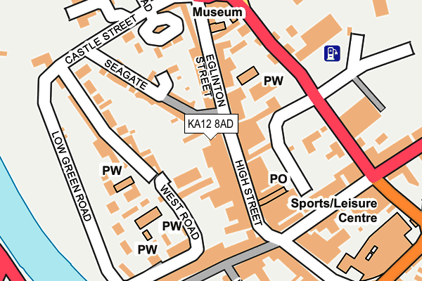 Map of ROBERT PATERSON LTD at local scale