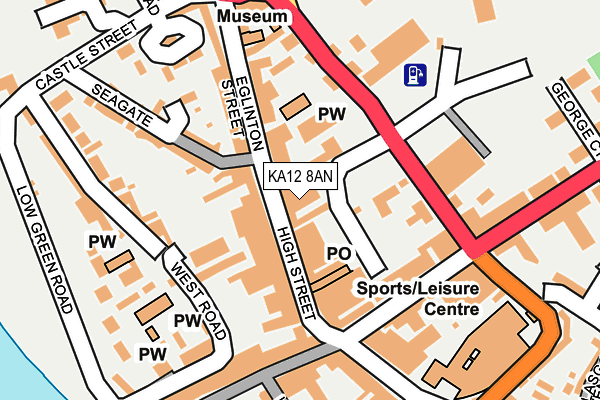 Map of FERGUSON DESIGN SERVICES LTD at local scale