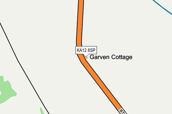 KA12 8SP map - OS OpenMap – Local (Ordnance Survey)