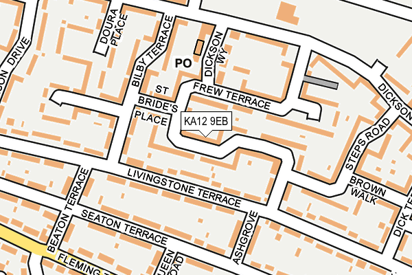 KA12 9EB map - OS OpenMap – Local (Ordnance Survey)