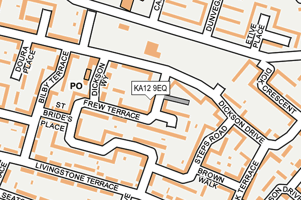KA12 9EQ map - OS OpenMap – Local (Ordnance Survey)